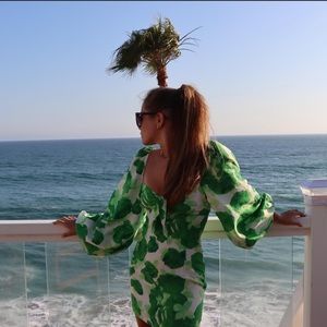 Alice McCall green floral dress